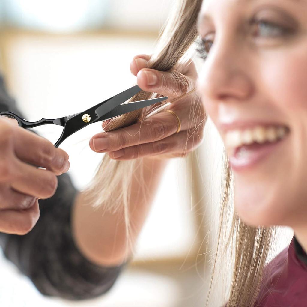 SANGELAR 6-дюймовые профессиональные парикмахерские ножницы, парикмахерские ножницы для стрижки волос, салонные инструменты для мамы, папы, друзей, подарки