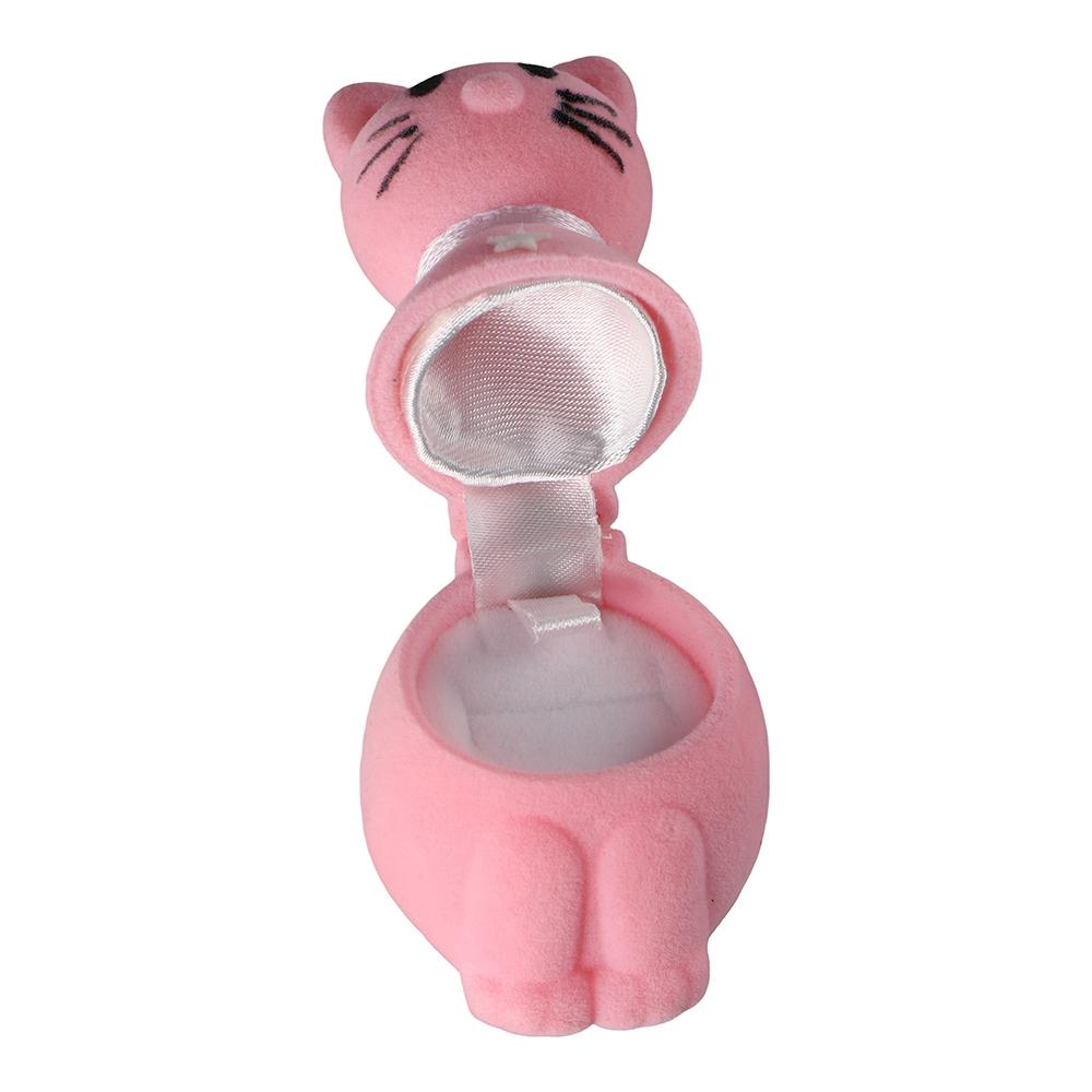 Romantic Lover Animals Turtle Tortoise Cat Jewelry Display Storage Case Velvet Ring Box Gift Boxes