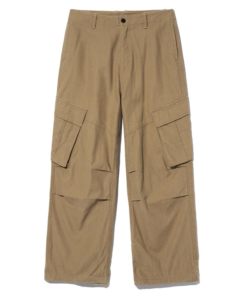 BROWNBREATH Parachute Cargo Pants - Beige