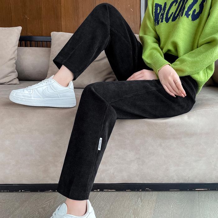 Женские узкие брюки-гаремы - Стильные узкие прямые штанины для осени, весны и зимы 2025