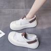 Новые женские туфли на плоской подошве с круглым носком 2024 года, модная женская спортивная обувь для женщин, простая роскошная повседневная спортивная обувь для женщин