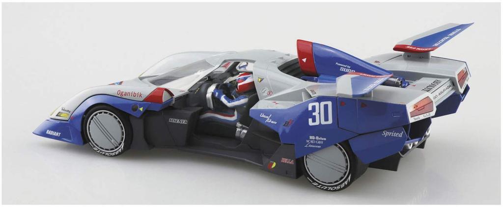 Aoshima Bunka Kyozai Cyber Formula Asurada Aero Mode Scale Пластиковая модель № 23 GSX 1/24