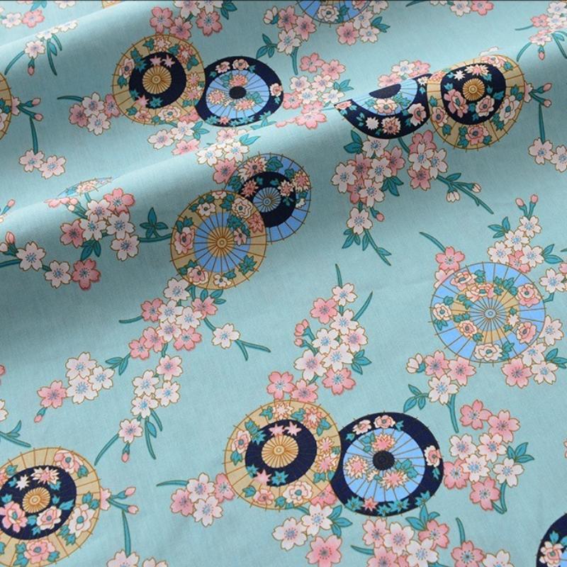 Классика Пасторальный Цветочный Поплин Хлопковая Ткань DIY Детская Одежда Ткань Сделать Постельное Белье Лоскутное Одеяло Украшение Домашняя Швейная Ткань