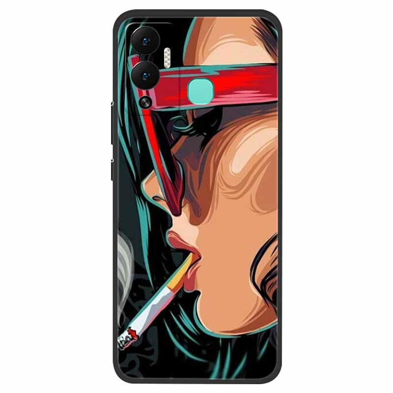 Для Infinix Hot 12 Play NFC Чехол X6816D Ударопрочный Силиконовый Мягкий TPU Чехол для Телефона для Infinix hot12 play NFC Чехол Бампер Funda