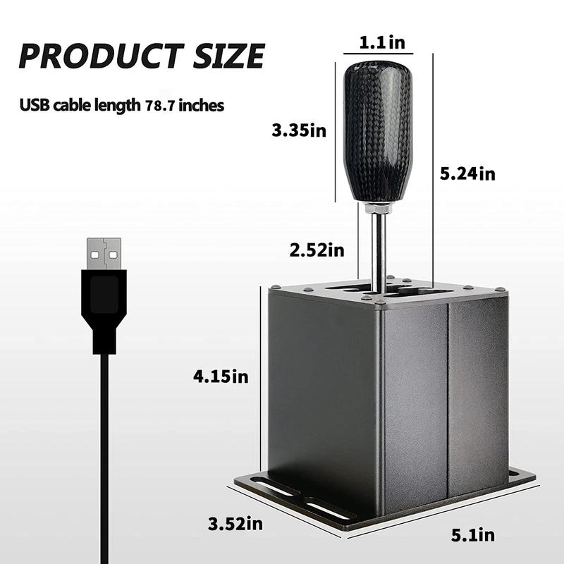 USB H-образный переключатель передач для ПК для Logitech G27 G29 G25 G920 Для Thrustmaster T300RS/GT Ручка переключения передач ETS2 Simracing Гоночная игра Прямой
