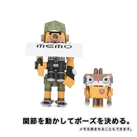 PIPEROID Teddy Hoot - Paper craft kit that can be enjoyed elementary school students adults Also boys girls who love origami.