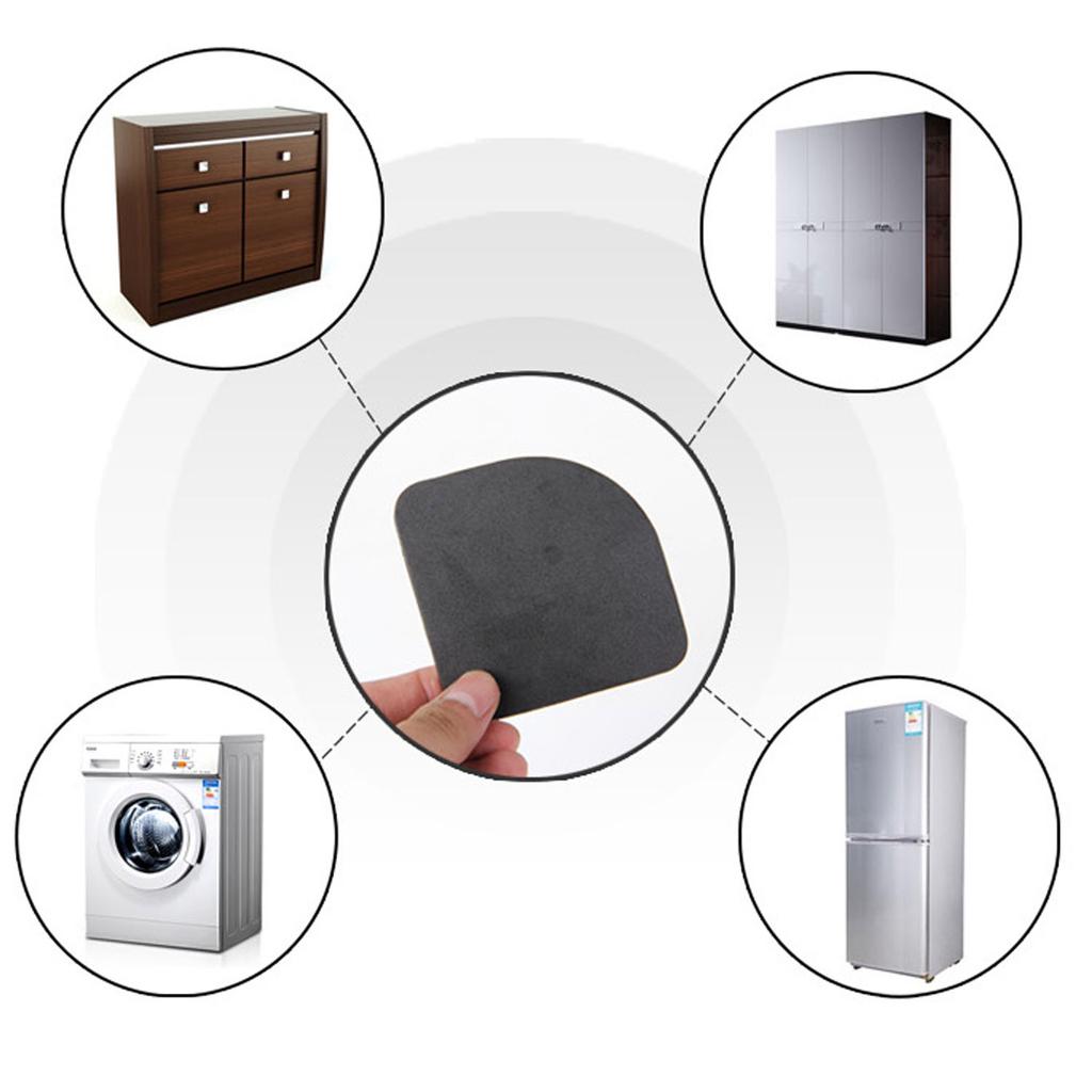 8PCS Washing Machine Refrigerator Fridge Anti-vibration Feet Pad Anti-shock Non-slip Mat ADM
