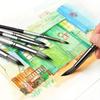 6pcs Nylon Hair Oil Painting Brush Set Watercolor Paint Brush Pen Set DIY Acrylic Oil Watercolor Artist Professional Painting Kit