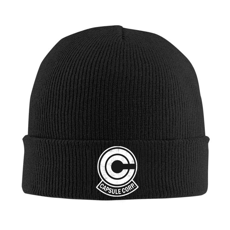Dragon Capsule Ball Corp Print Beanie Hat Adults Knitted Hat Soft Warm Skullies Beanies Cap Autumn Winter Outdoor Bonnet Hats