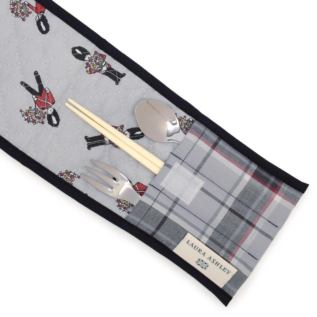 COLORFUL CANDY STYLE LAURA ASHLEY Столовые приборы Highland Набор для начальной школы N4636102 Чехол, клетка, 2, Стильный, детский, Детский сад, Ясли, Дошкольный,