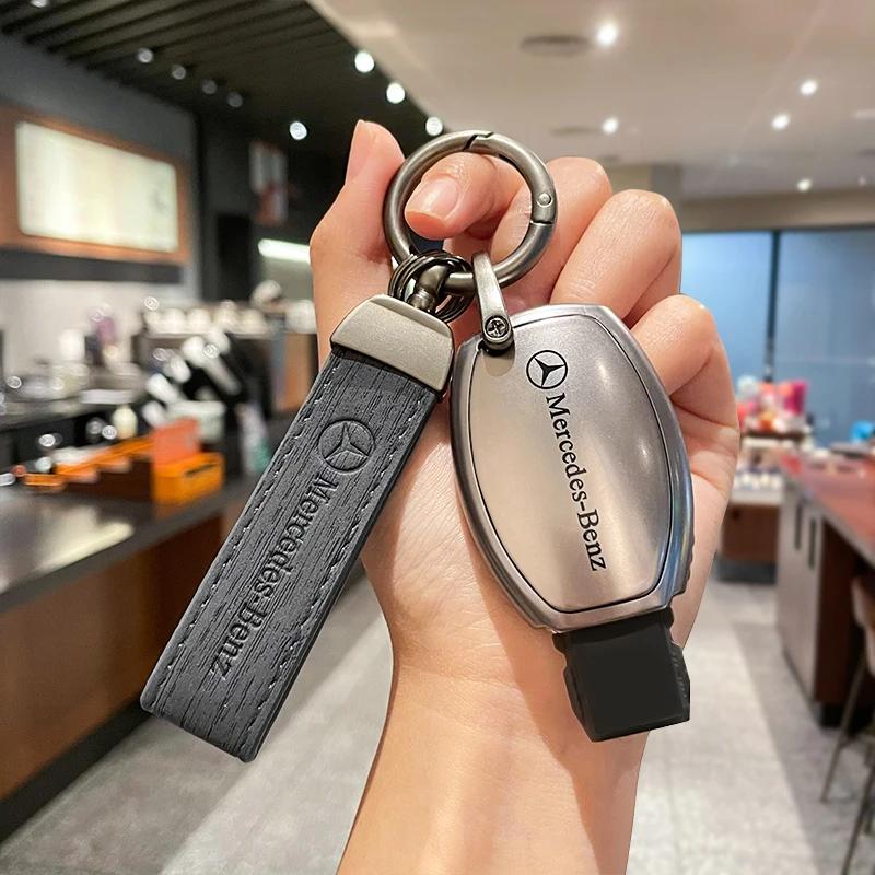 ULA5 Car Remote Key Case Cover Fob for Mercedes Benz A B G R Class GLA GLK W176 W204 W251 W463 Accessories Key Chains
