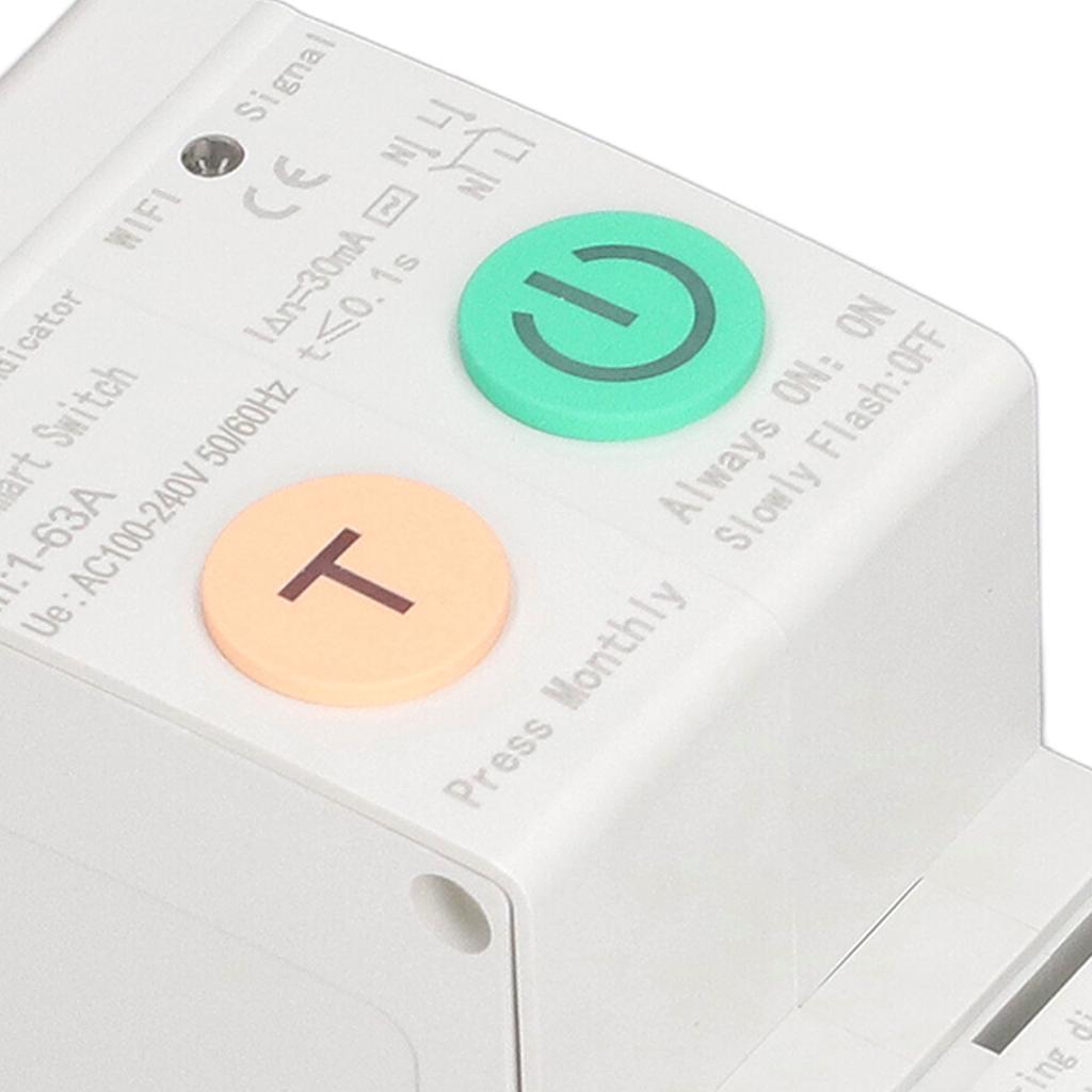 WiFi Circuit Breaker Parameters Adjustable Leakage Protection Data Display Remote Control Circuit Br