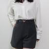 Metal Butterflies Buckle Belt Imitation Leather Women Belt Versatile Solid Color Waist Belt Dress Shirt Tops Waistband
