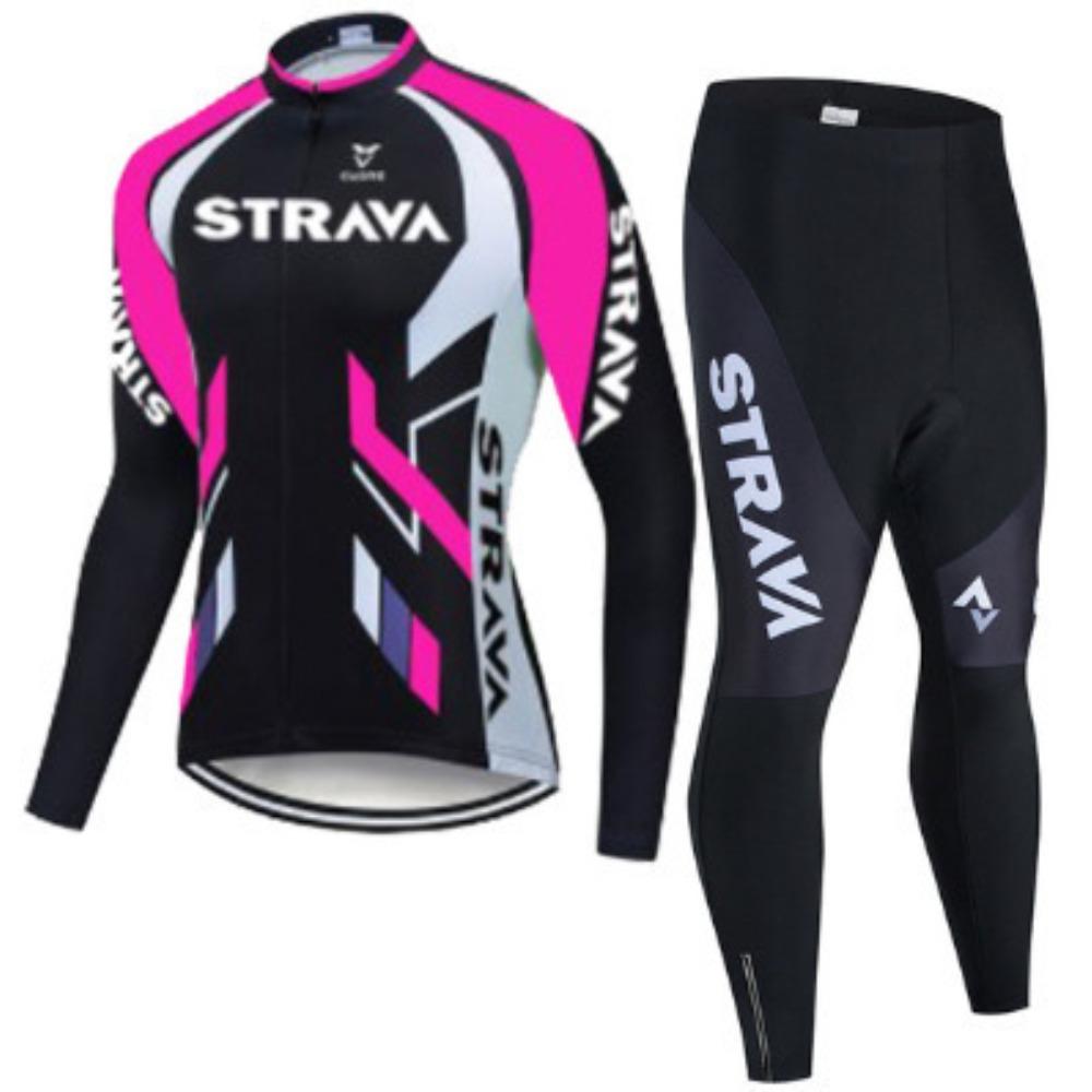 Spring and summer long-sleeved cycling suit, men's and women's road bicycle cycling suit, moisture-absorbing and breathable