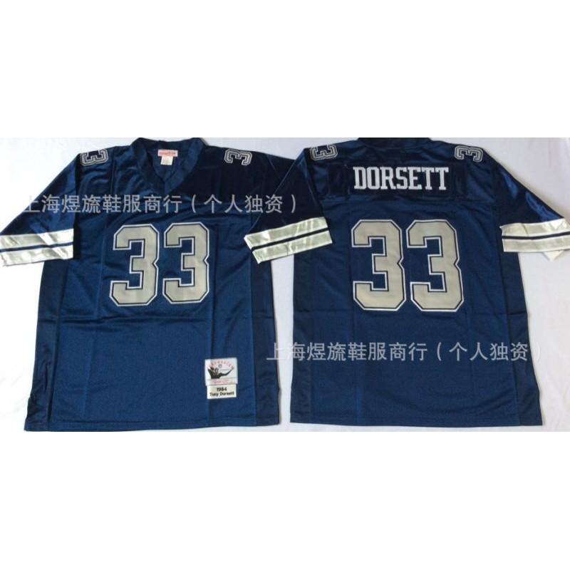 Dallas Cowboys Retro Embroidered Football Jersey 21 22 Vintage Style NFL Fan Apparel Men