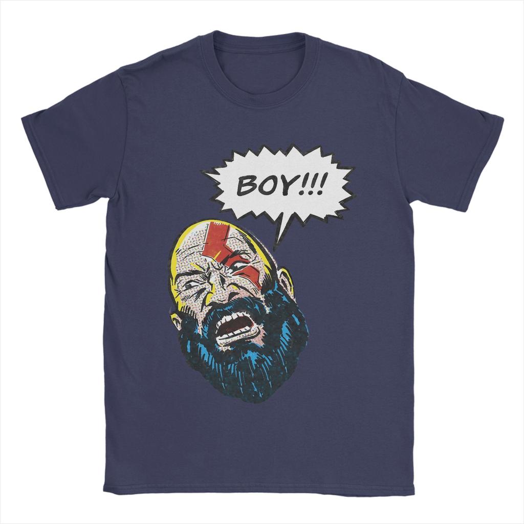 Unisex Boy God Of War Kratos T Shirts Cotton Clothing Vintage Short Sleeve Crew Neck Tees Adult TShirts
