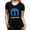 Черная Логотип Mopar Американская Футболка Тракер для Женщин С Круглым Вырезом Уличная Одежда Футболки Женские Футболки Короткая Летняя Одежда Топы