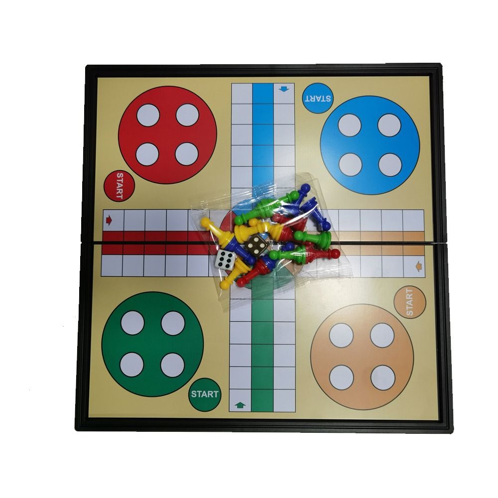 Тренировка концентрации Летающие шахматы Складная шахматная доска Лудо Настольная игра Интеллектуальные игрушки