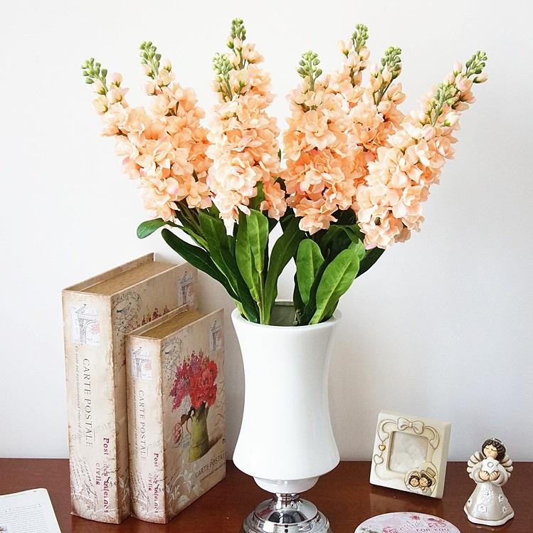 Большой искусственный гиацинт, фиолетовый цветок, ветка Fleurs Artificielles для дома, свадебное украшение, искусственные цветы