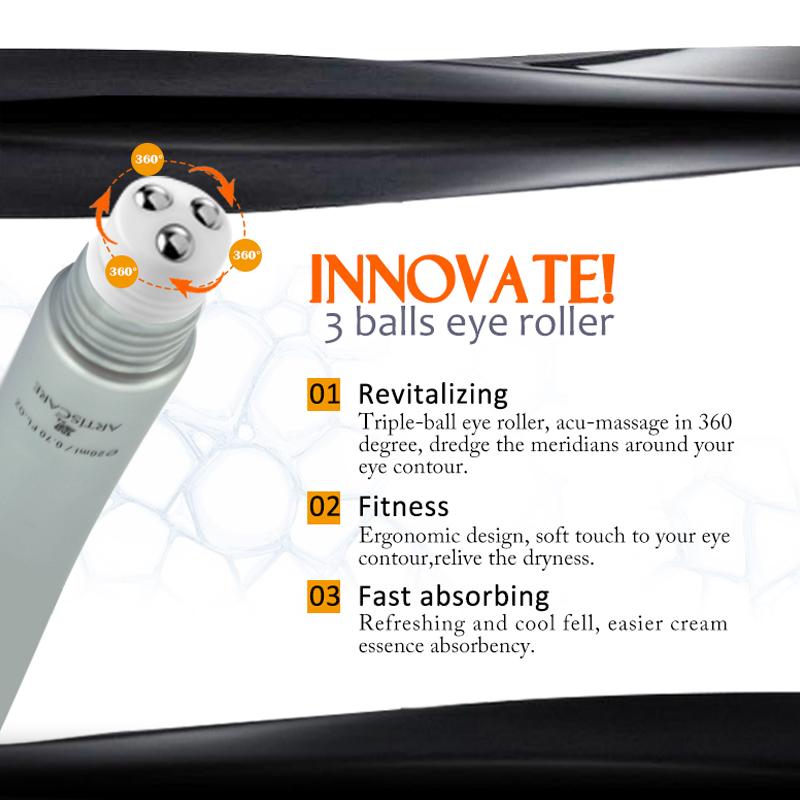 ARTISCARE Пептидный крем для лица против морщин + роликовый массажер для сыворотки для глаз + золотой крем для глаз 3 шт./лот, удаление темных кругов