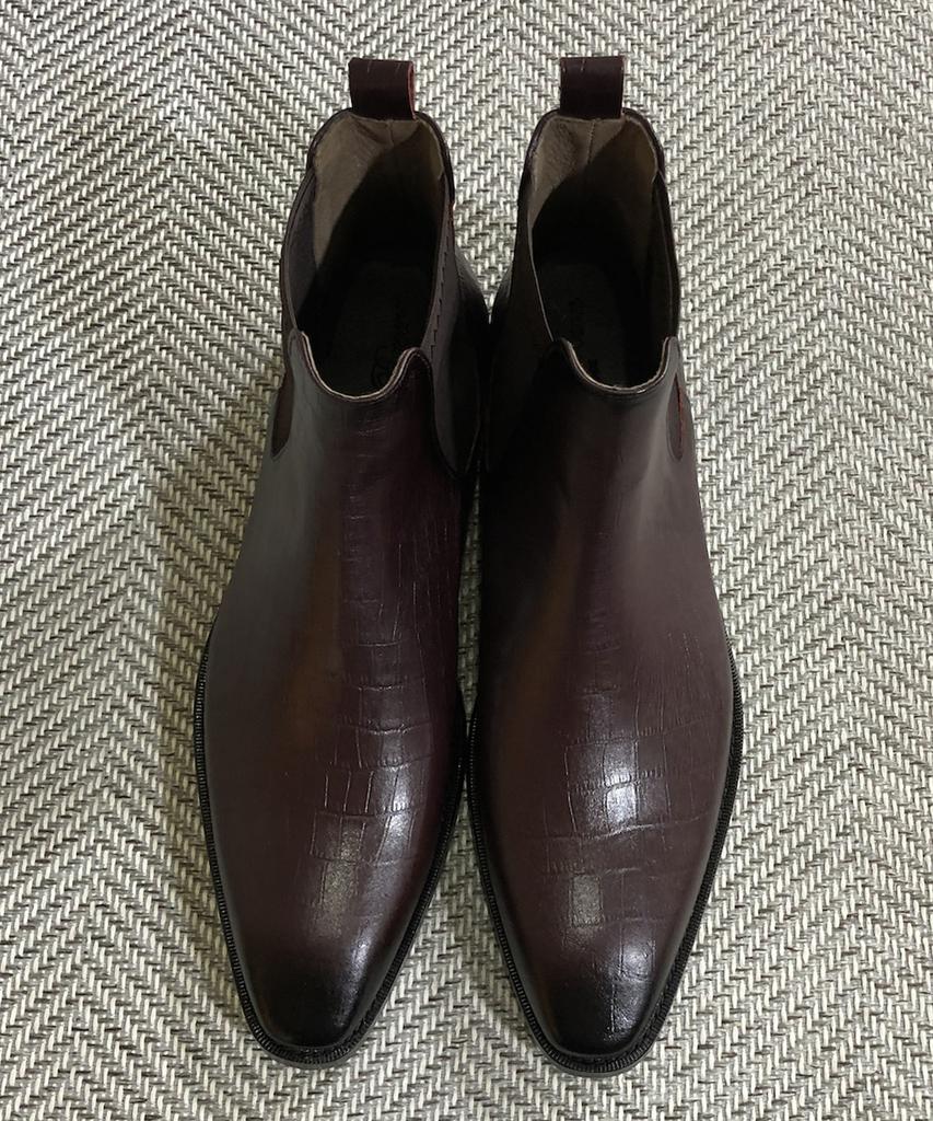 Joenshoe Lil Croker Chelsea Boots Burgundy