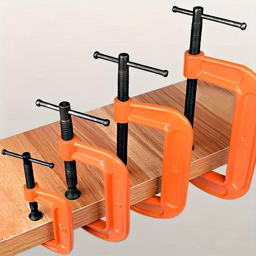 2 Pieces of 3-Inch/5-Inch G-Shaped Fixtures Woodworking Fixtures Iron Fixtures Powerful Fixtures Hand Tool Accessories