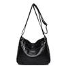 Women's Soft Leather Large Capacity Shoulder Bag Crossbody Bag for Middle-Aged Mother Bag