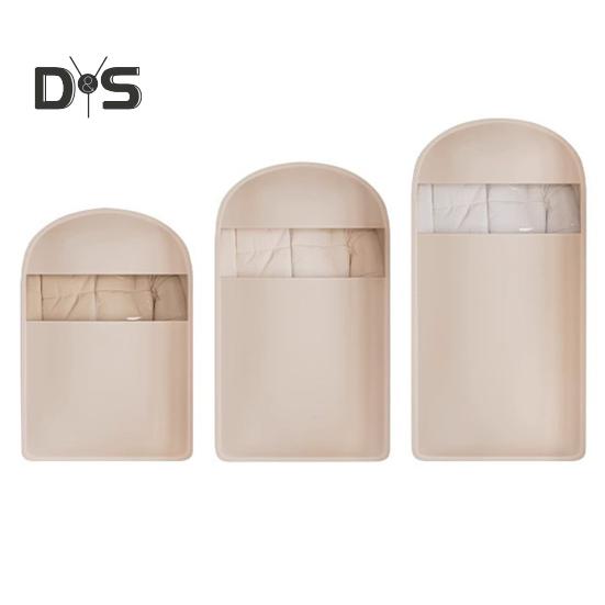 1/3 шт. Подвесные сумки для одежды с самокомпрессионной молнией большой емкости, пылезащитные, экономящие место сумки для одежды