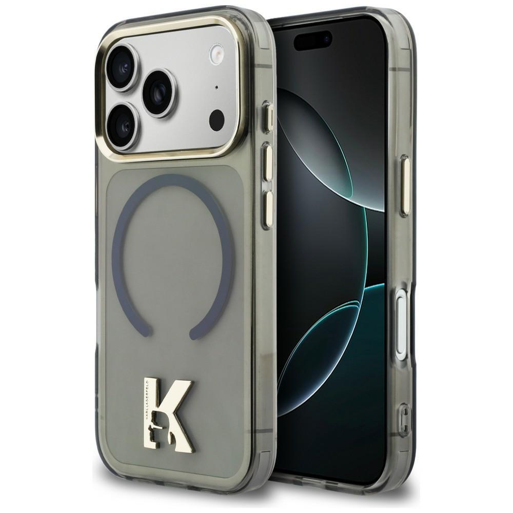 Karl Lagerfeld IML K Head Logo MagSafe Case for iPhone 17 Pro Black