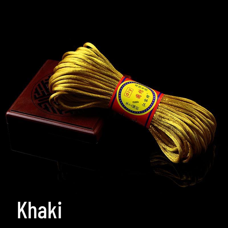 Red Polyester Chinese Knotting Cord for DIY Bracelets and Beading