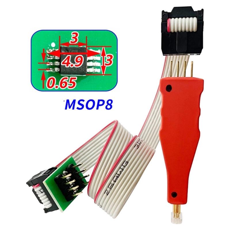 Гибкий Кабель-Зонд для Программирования Микросхем TSSOP8/MSOP8/Mini MSOP8, Кабель для Подключения к Приборной Панели Автомобиля, Загрузка/Запись Микросхем