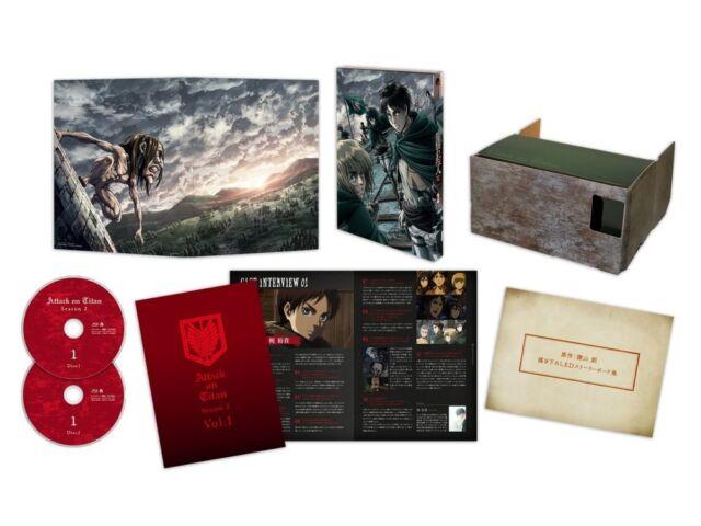Атака Титанов, сезон 2, том 1, ограниченное издание 2, Blu-ray + буклет PCXG-50601, НОВИНКА