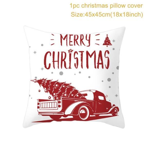 45 см Рождественский чехол для подушки Navidad Merry Christmas украшения для дома Xmas Noel рождественские украшения подарки на Новый год