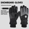 Ski Gloves for Men and Women, Windproof and Splash Proof In Autumn and Winter, Outdoor Motorcycle Riding, Plush and Thick Warm Gloves