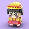 Building Block Compatible Building Block Assembly Birthday Gift Ideas, Square Head Boy Big Head Boy, Cherry Balls