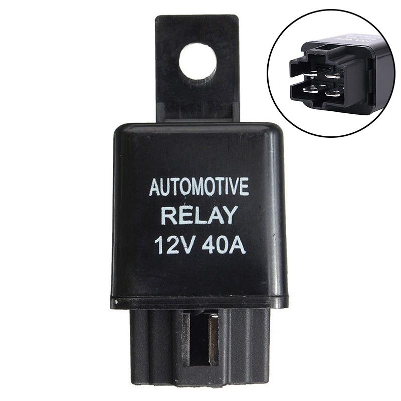 1pc Car Relay 12V 40A 40 AMP Car Automotive Van Boat Bike 4 Pin SPST Alarm Relay Auto Replacement Parts Battery Switches5