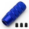 Kachar Shift Shift Lever Custom Aluminum for Universal Adapter Replacement Knob, Extension, Alloy, MT/AT Vehicles, Included, (Blue)