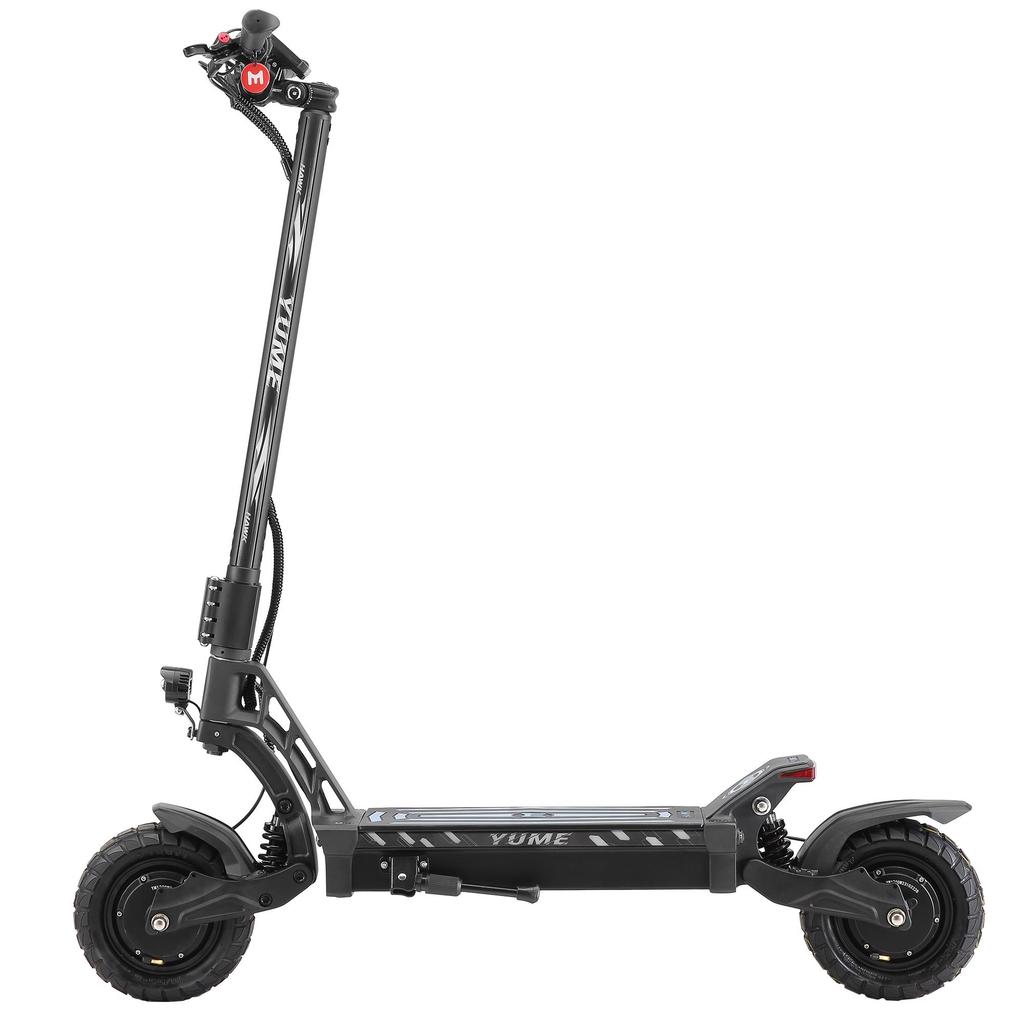 YUME HAWK All-Terrain Electric Scooter 1200W*2 Powerful Motor 60V22.5Ah Battery 70km/h Max Speed 10 Inch Off-Road Tires Adult Urban Commuting Escooter