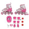 Inline Skates for Kids Boys Girls Adjustable Blade Roller Skates with Light Up Wheels for Indoor