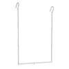 White Swing Hanger, Small, Extendable, Standard Size, 11-Level Adjustment, Slim, Scandinavian Design, 2-Tier, Closet Storage, Hanging, Swing Hanger, E