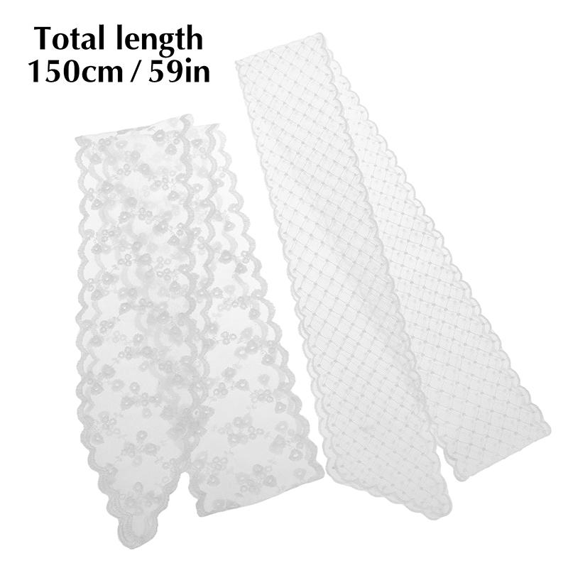 Sweet Lace Waistband for Women Adjustable Long Gauze Ribbon Bow Tie Belt Dress Jeans Accessory for Party Wear