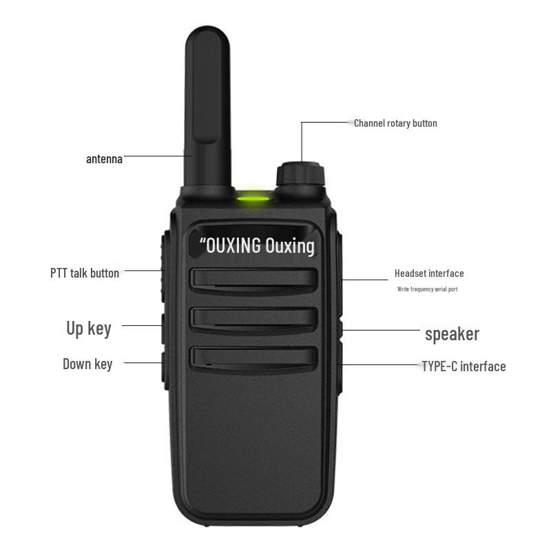OUXING ZEK140 Long-Range Professional Walkie-Talkie (CN version)
