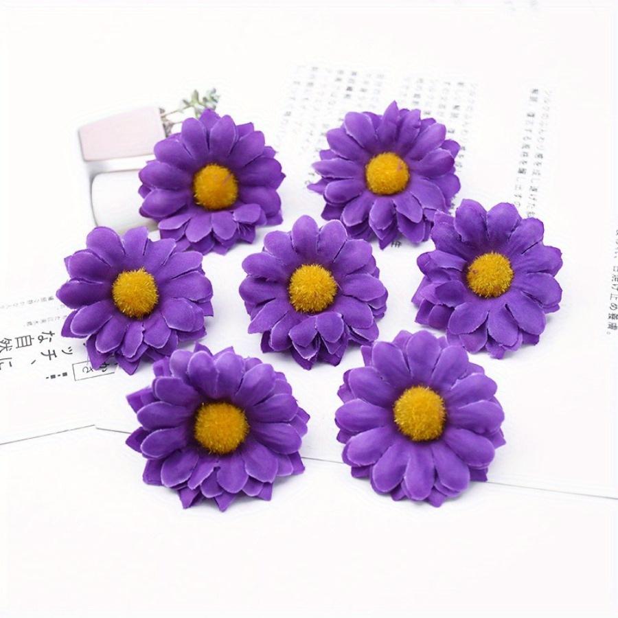 30шт DIY ручной работы Подсолнечник Дейзи Моделирование Шелковый Подсолнечник Поддельные Цветочные Гирлянды Материал