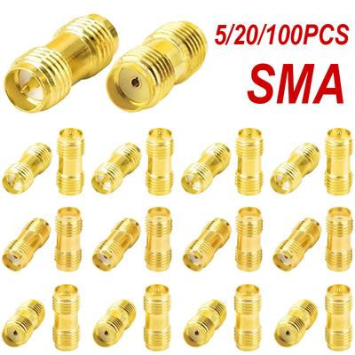 5/20/100 шт. SMA RF разъем SMA гнездо к RP-SMA гнездо разъем для антенны радио конвертер муфта адаптер