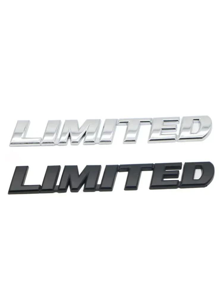 1Set 3D Chrome Car Stickers 4x4 LIMITED Tail Emblem Badge Decals Car Body Sticker for Jeep Grand Cherokee Wrangler Ford