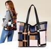 Large PU Leather Bag Famous Brand Women Bags Desginer Splicing Leather Handbags Tote Shoulder Bags for Women