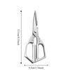 Thickened Poultry Scissor Rust-proof Chicken Bone Shear Durable Kitchen Scissor  Fish