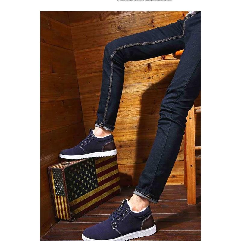Winter Fashion Men's Warm And Plush High Top Cotton Shoes