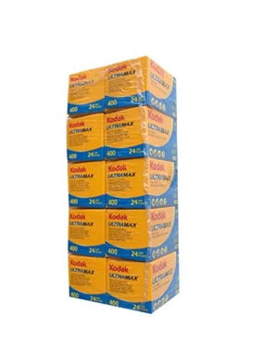 Kodak ULTRAMAX 400 35мм Цветная негативная пленка, 24 кадра, 10 шт.