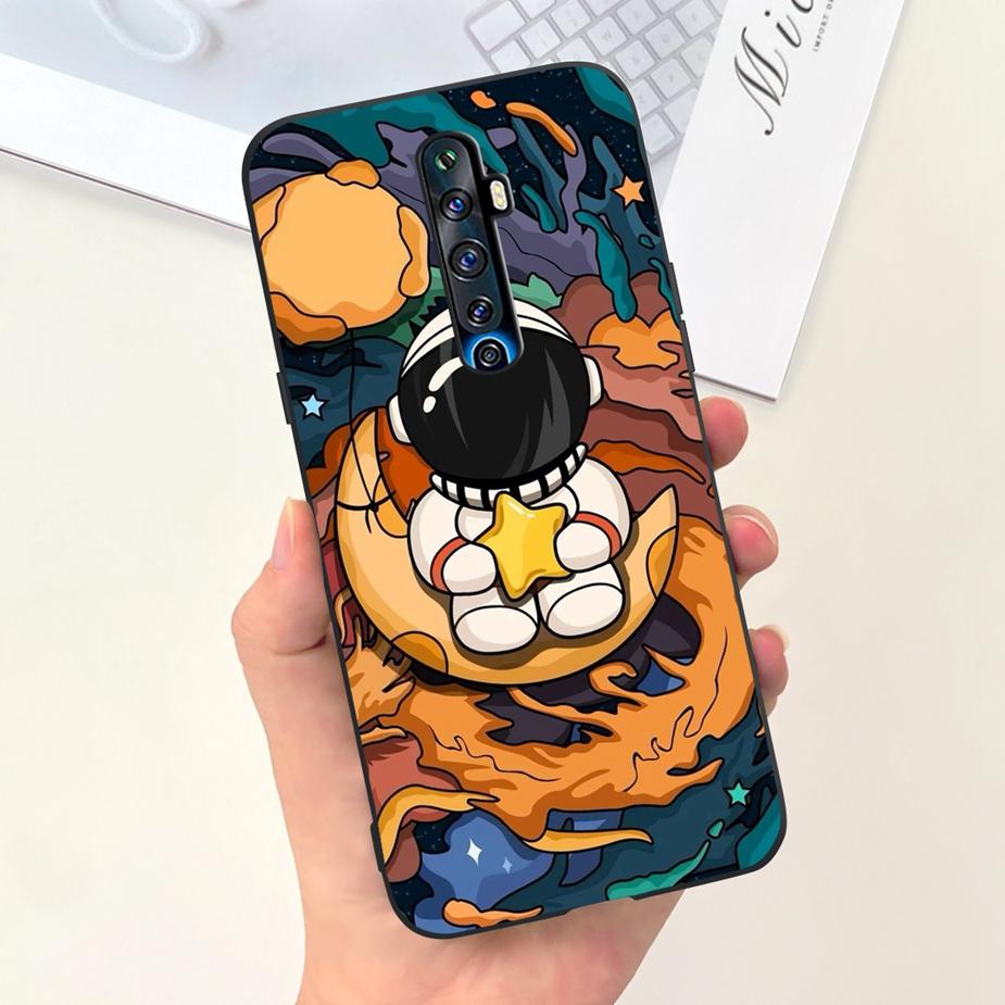 For Oppo Reno 2 Case Reno 2F 2Z Cute Fashion Cartoon Cover Soft Silicone Phone Cases For Oppo Reno2 F Z Reno 2Z 2F Reno2F Bumper